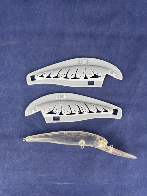 3D Stencil for Economy 6.25&quot; Deep Diver Bandit Jerk Bait