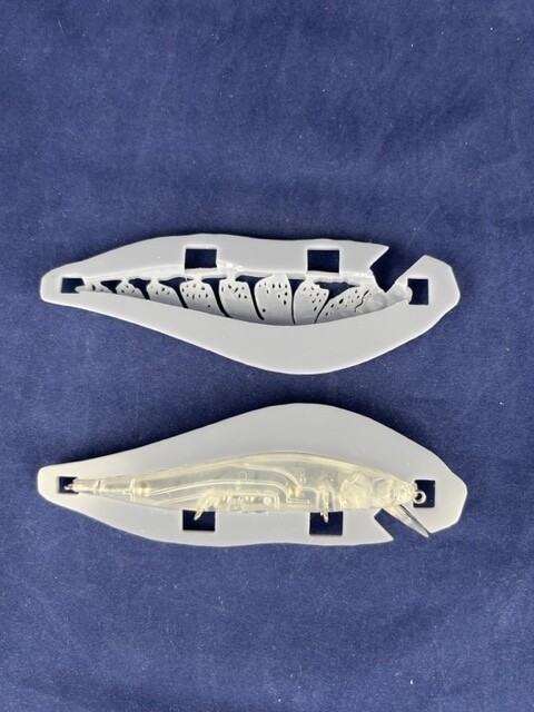 3D Stencil for 4&quot; Junior 110 Jerk Bait (Megabass 110 JR Knock Off)