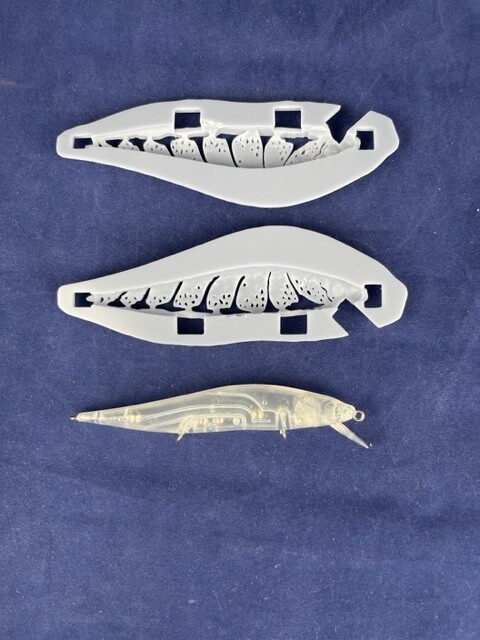 3D Stencil for 4&quot; Junior 110 Jerk Bait (Megabass 110 JR Knock Off)