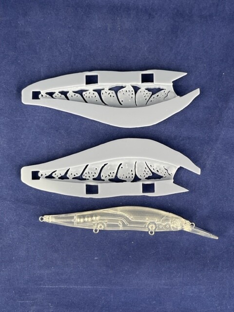 3D Stencil for 4 1/2&quot; Shallow Minnow (Striker 110 + 1 Knock Off)
