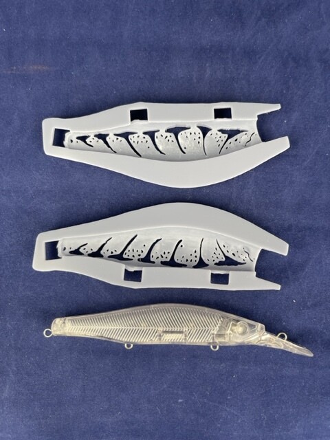 3D Stencil for 4 1/2&quot; Shallow Diver Minnow