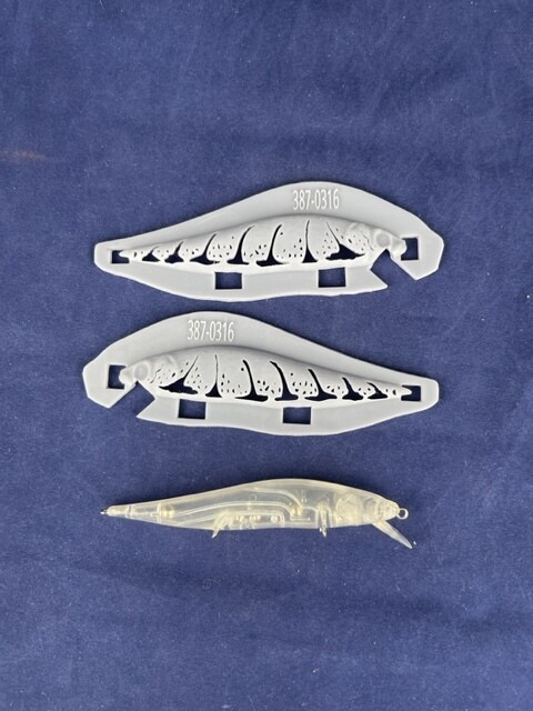 3D Stencil for 4&quot; Junior 110 Jerk Bait (Megabass 110 JR Knock Off)