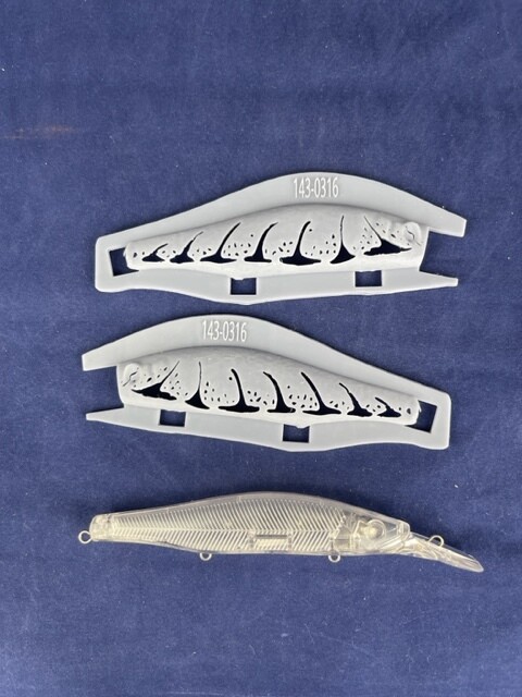 3D Stencil for 4 1/2&quot; Shallow Diver Minnow