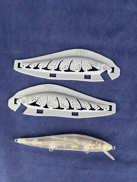 3D Stencil for 5&quot; - 140mm Shallow Diving Minnow