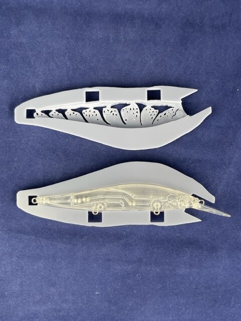 3D Stencil for 4 1/2&quot; Shallow Minnow (Striker 110 + 1 Knock Off)