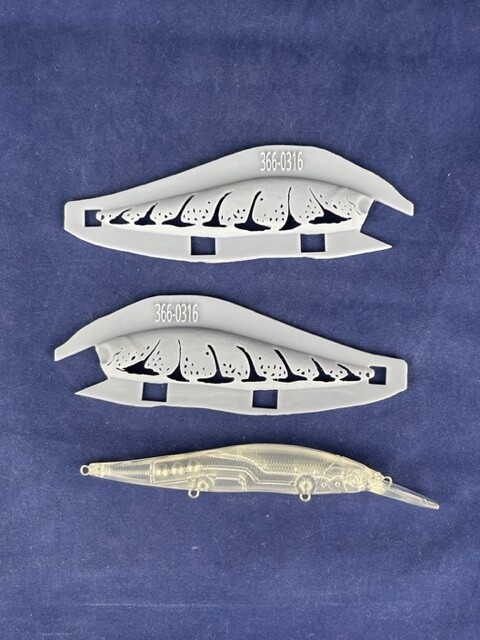 3D Stencil for 4 1/2&quot; Shallow Minnow (Striker 110 + 1 Knock Off)