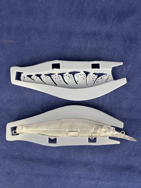 3D Stencil for 4 1/2&quot; Shallow Diver Minnow