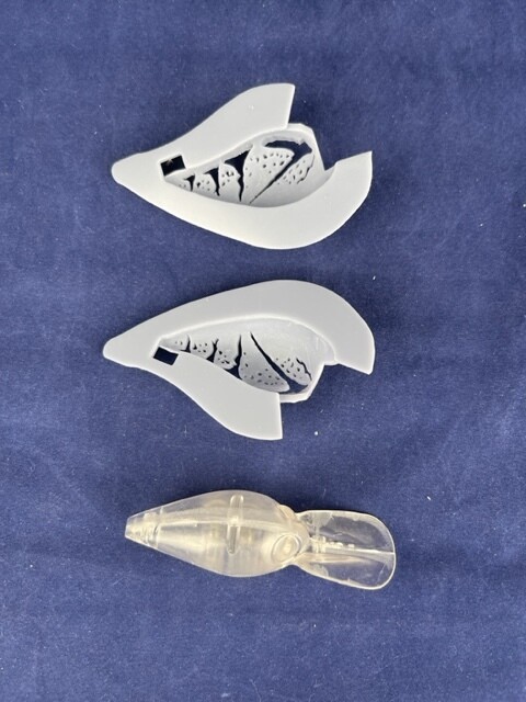 3D Stencil for 2 1/4&quot; Medium Diver Bubble Eye Wart Crankbait