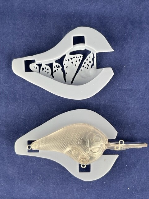 3D Stencil for 2 3/4&quot; Medium Diver Crankbait DT 6 K.O.