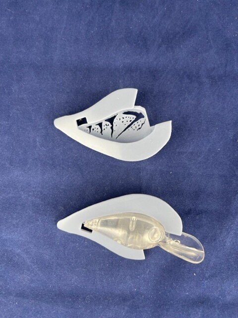 3D Stencil for 2 1/4&quot; Medium Diver Bubble Eye Wart Crankbait