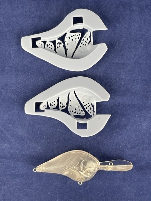 3D Stencil for 2 3/4&quot; Medium Diver Crankbait DT 6 K.O.