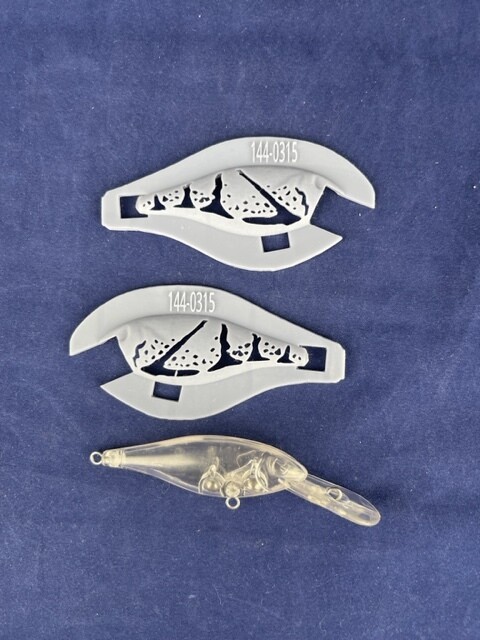 3D Stencil for 3&quot; Medium Diver Minnow