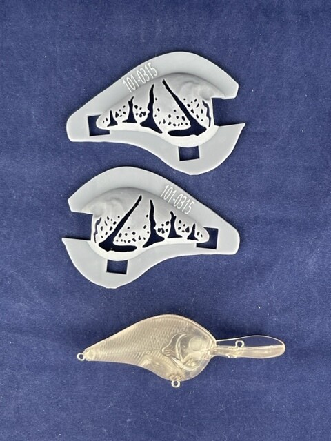 3D Stencil for 2 3/4&quot; Medium Diver Crankbait DT 6 K.O.