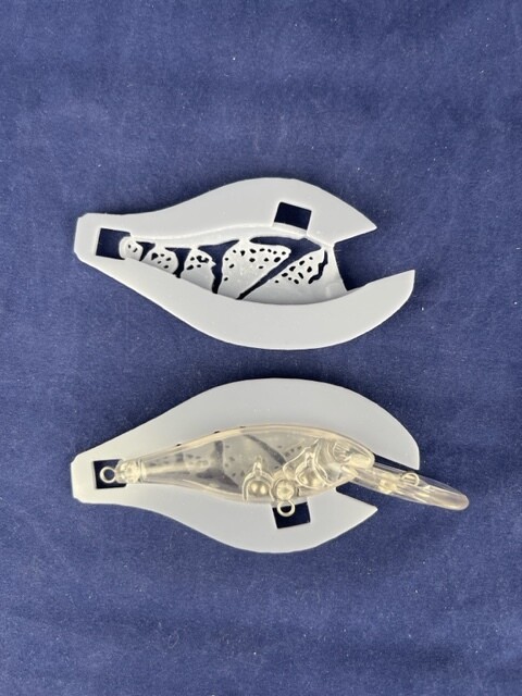 3D Stencil for 3&quot; Medium Diver Minnow