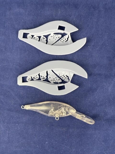 3D Stencil for 3&quot; Medium Diver Minnow