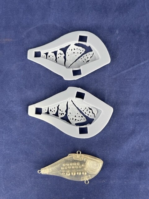 3D Stencil for 2 3/4&quot; Lipless Minnow (70mm Rip Rap)