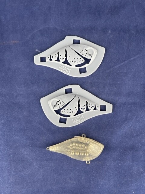 3D Stencil for 2 3/4&quot; Lipless Minnow (70mm Rip Rap)