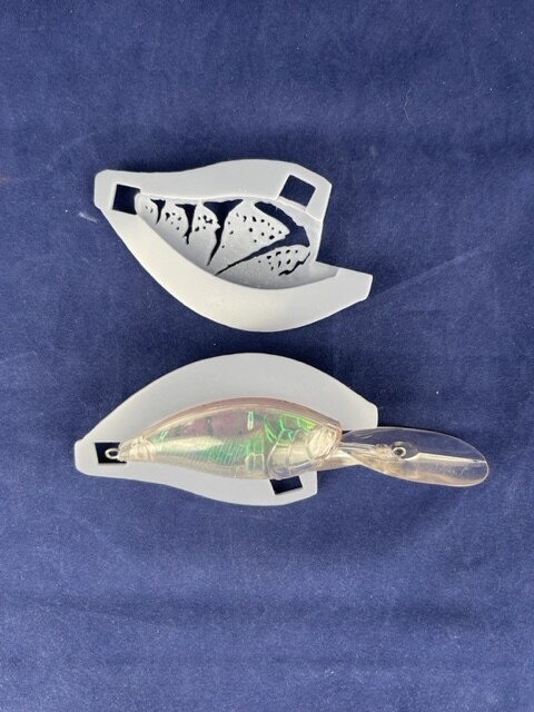 3D Stencil for - Knock off of Yo-Zuri 3DS DD - 3&quot; Holographic Deep Diver Crankbait