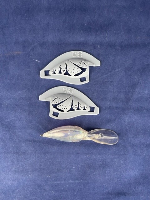 3D Stencil for - Knock off of Yo-Zuri 3DS DD - 3&quot; Holographic Deep Diver Crankbait