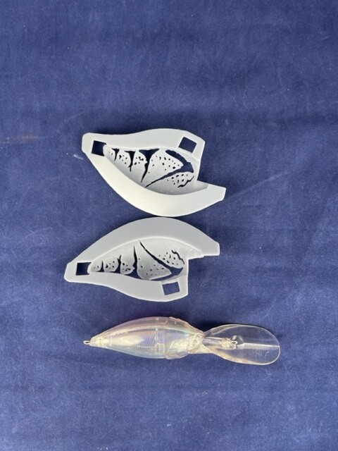 3D Stencil for - Knock off of Yo-Zuri 3DS DD - 3&quot; Holographic Deep Diver Crankbait