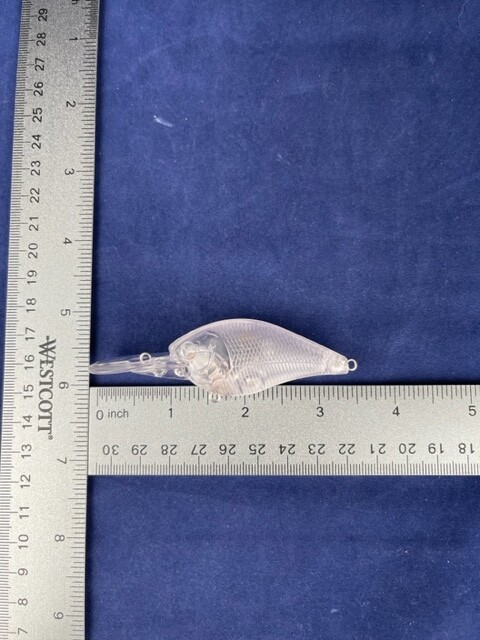 3D Stencil for 2 1/2&quot; Shallow Diver Crankbait - Knock off LC 1.5 DD
