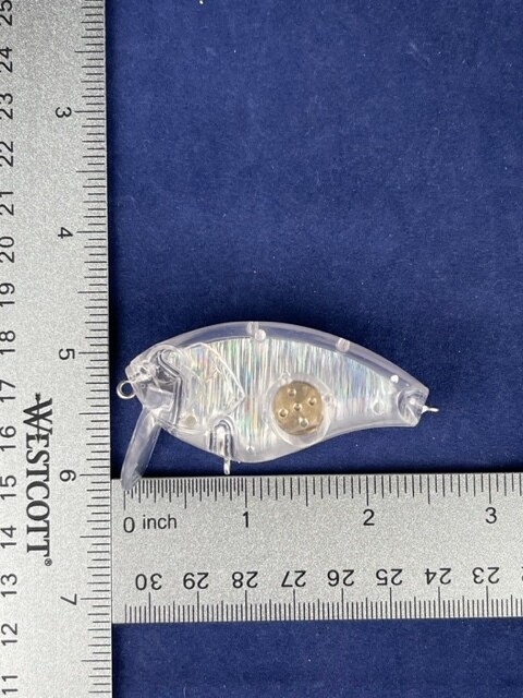 3D Stencil for 2 1/2&quot; Shallow Diver Crankbait - Evergreen Combat Knock Off