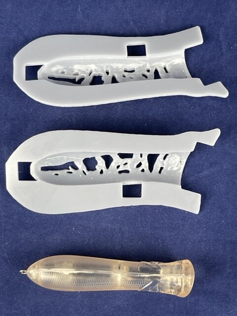 3D Stencil for 3 1/4&quot; Topwater Popper