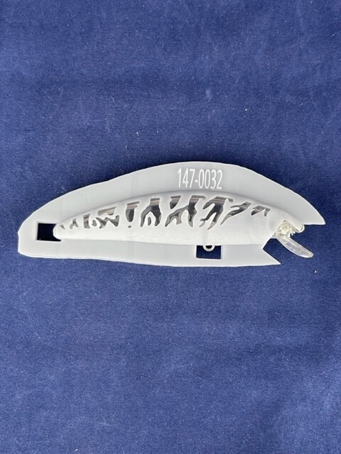 3D Stencil for 3 1/2&quot; Shallow Diver Minnow