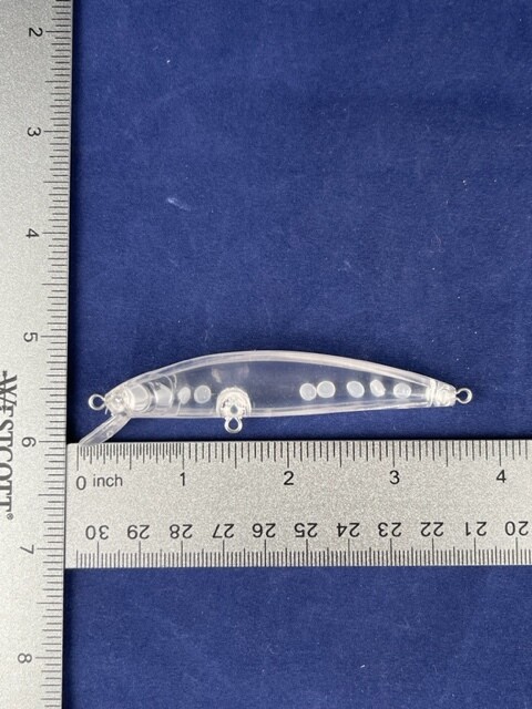 3D Stencil for 3 1/2&quot; Shallow Diver Minnow