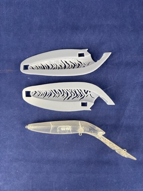3D Stencil for 5&quot; Deep Diver Lizard