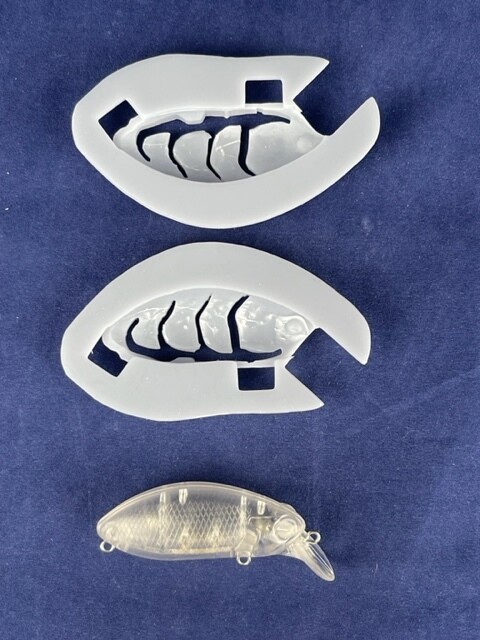 3D Stencil for 2 1/4&quot; Shallow Diver Crankbait