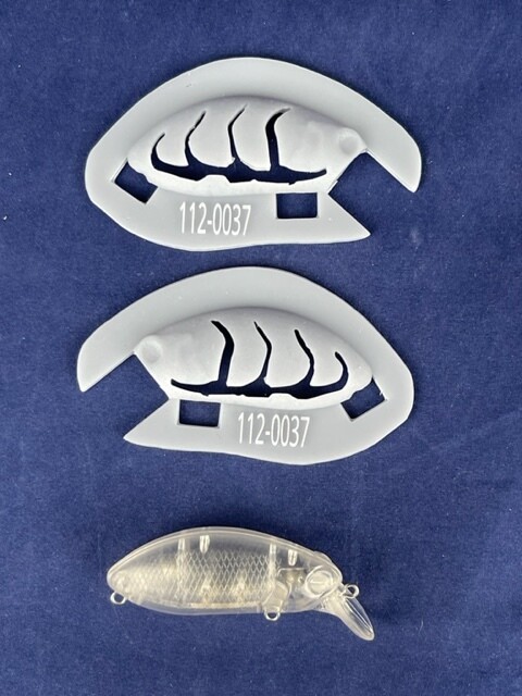 3D Stencil for 2 1/4&quot; Shallow Diver Crankbait