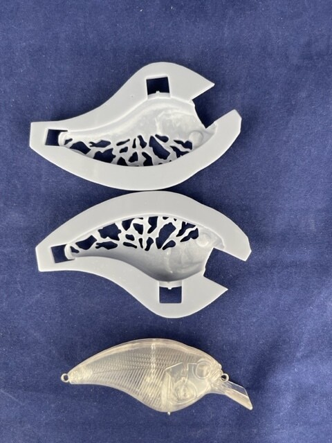 3D Stencil for - 2.6&quot; Megabass Sonic Side Knock Off