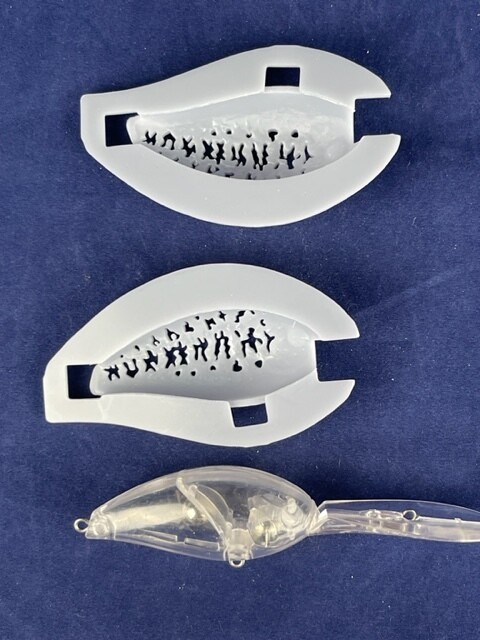 3D Stencil for - 4.5&quot; Smooth Deep Diver Crankbait