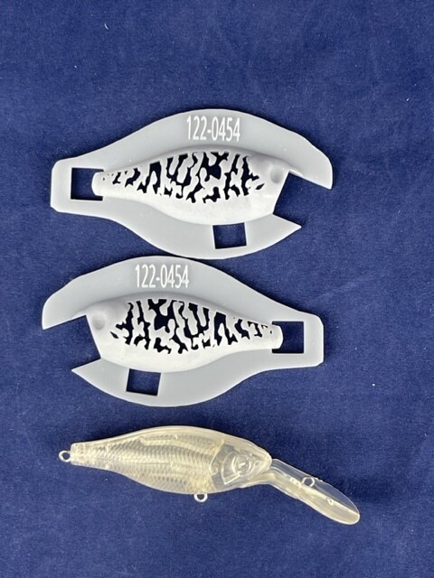 3D Stencil for 2 1/2&quot; Medium Diver Minnow