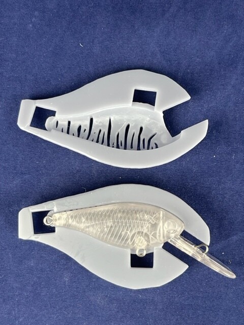 3D Stencil for 2 1/4&quot; Medium Diver Minnow