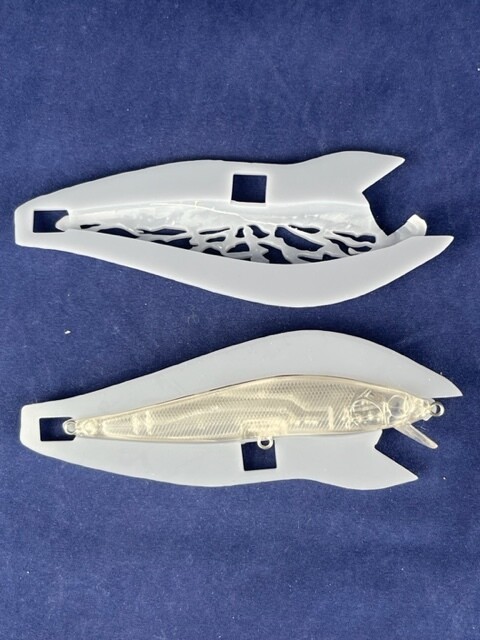 3D Stencil for 4&quot; Shallow Diver Minnow