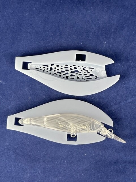 3D Stencil for 3 1/4&quot; Shallow Diver Minnow