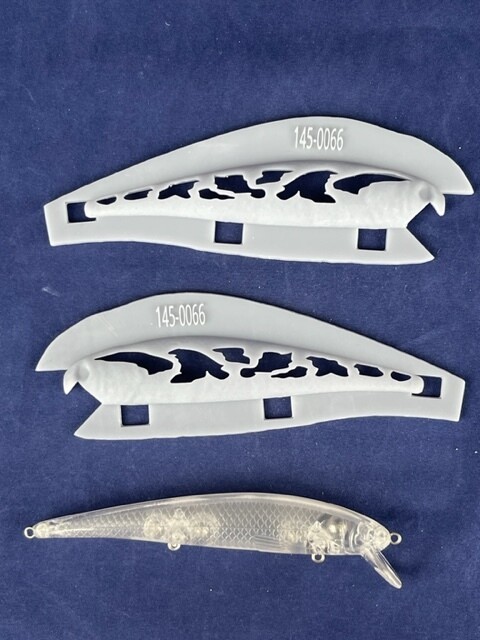 3D Stencil for - 5&quot; Shallow Dining Minnow