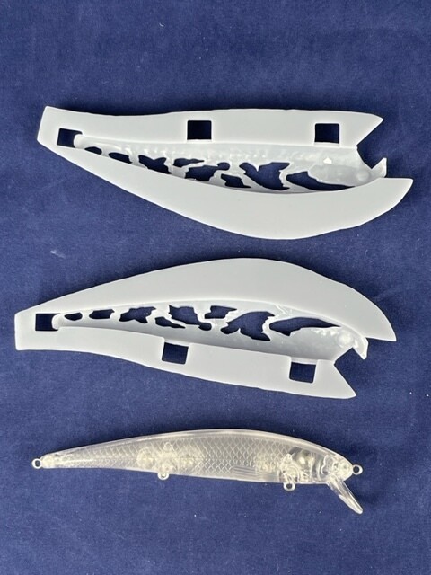 3D Stencil for - 5&quot; Shallow Dining Minnow
