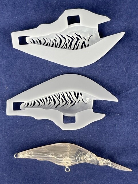 3D Stencil for 2 1/2&quot; Medium Diver Minnow