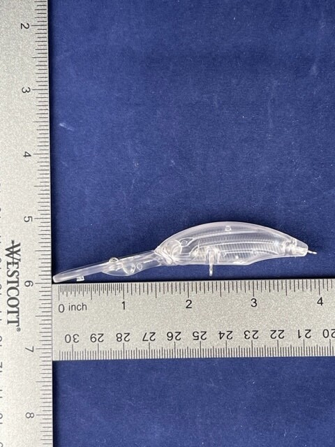 3D Stencil for 2 1/2&quot; Deep Diver Minnow