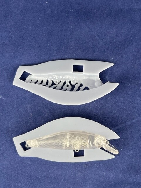 3D Stencil for 3&quot; Shallow Diver Minnow