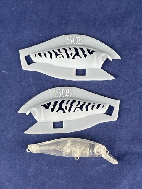 3D Stencil for 3&quot; Shallow Diver Minnow