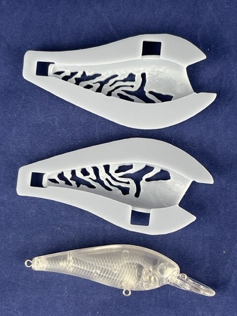 3D Stencil for 3&quot; Shallow Diving Minnow