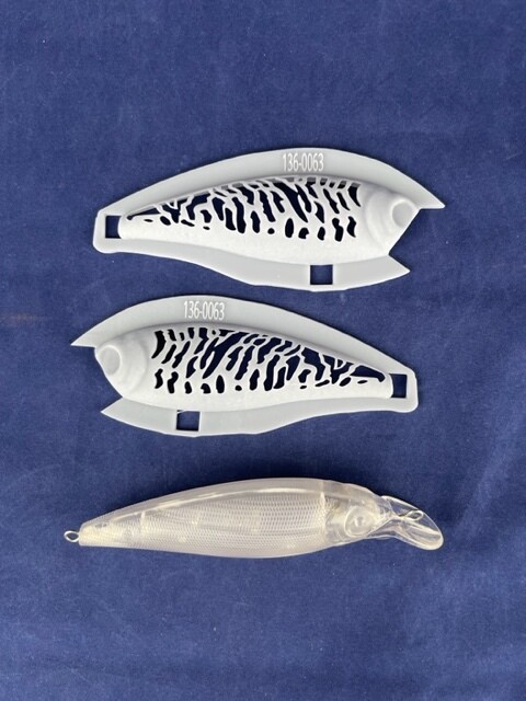 3D Stencil for 5&quot; Shallow Diving Minnow