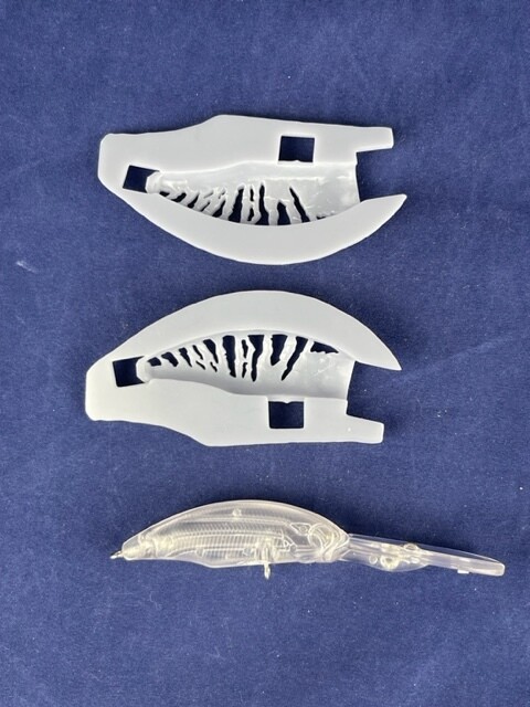 3D Stencil for 2 1/2&quot; Deep Diver Minnow