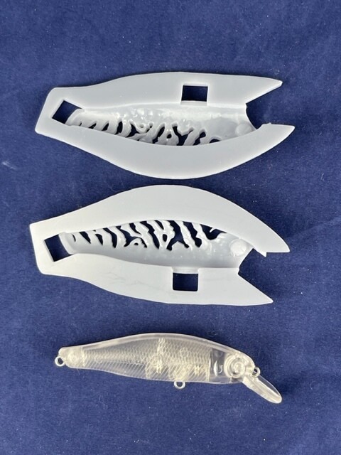 3D Stencil for 3&quot; Shallow Diver Minnow