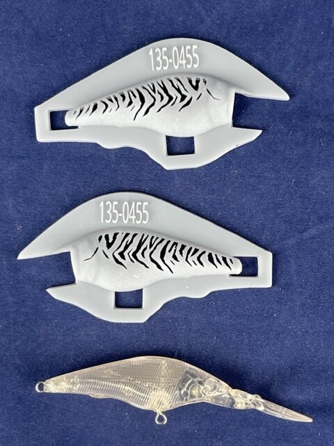 3D Stencil for 2 1/2&quot; Medium Diver Minnow