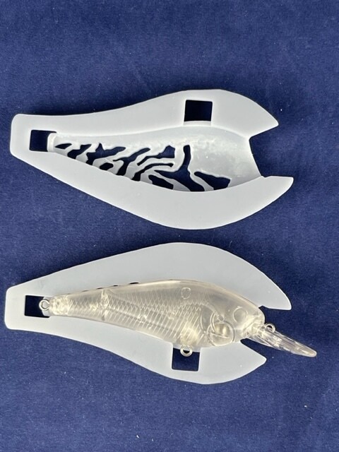 3D Stencil for 3&quot; Shallow Diving Minnow